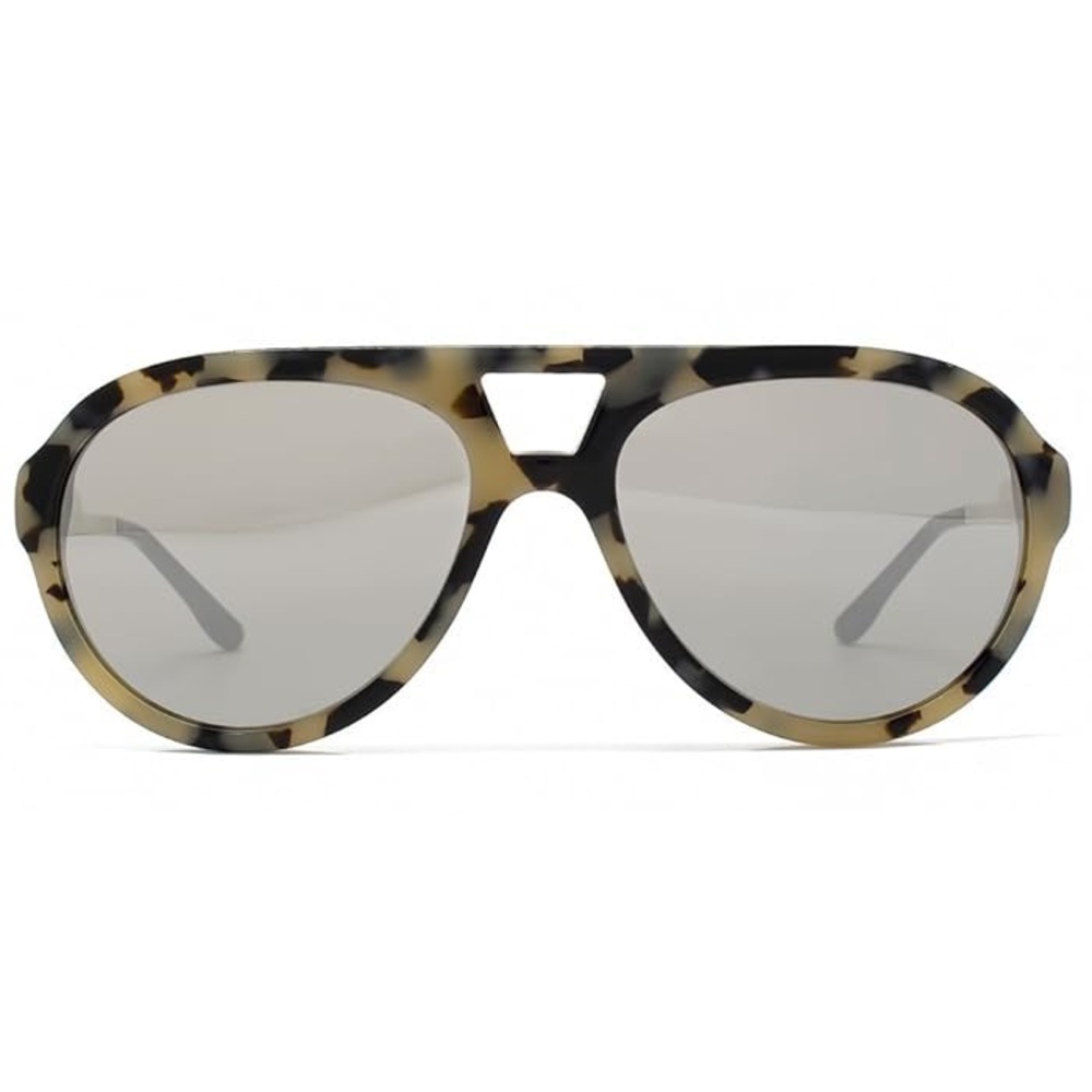 Stella McCartney Women's SM-4047 Grey Spotty Tortoise/Silver Mirror